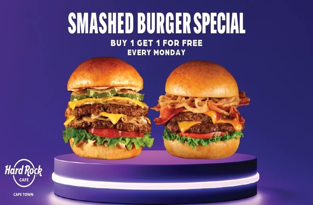 BUY 1, GET 1 FREE SMASH BURGERS!