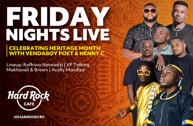Friday Nights Live with Vendaboy Poet & Henny C
