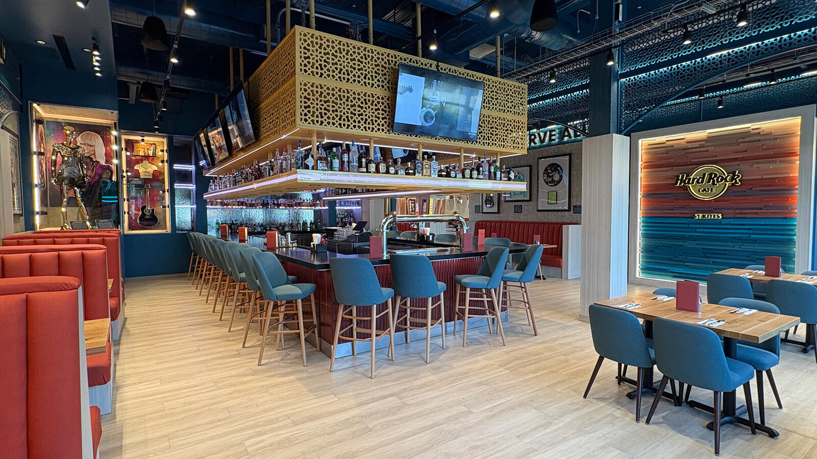 Bar at Hard Rock Cafe St Kitts