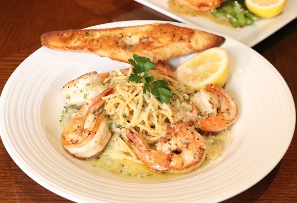 Shrimp Scampi at Sorrisi at Seminole Casino Coconut Creek