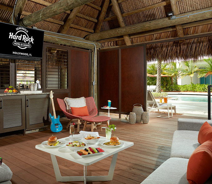 Oaisis Cabana at Seminole Hard Rock Hollywood