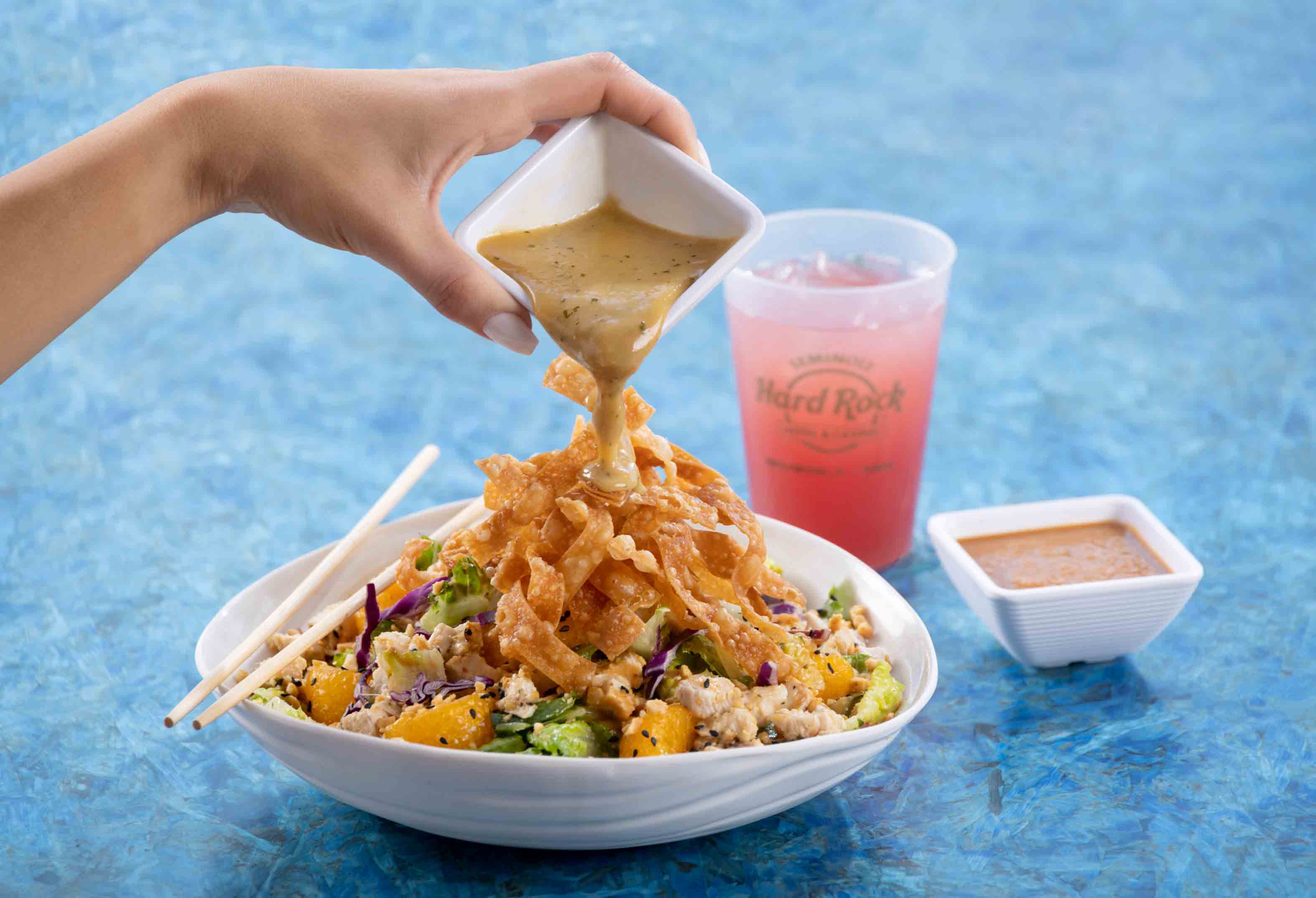 Asian Chicken Salad at Pool Bar & Grill 