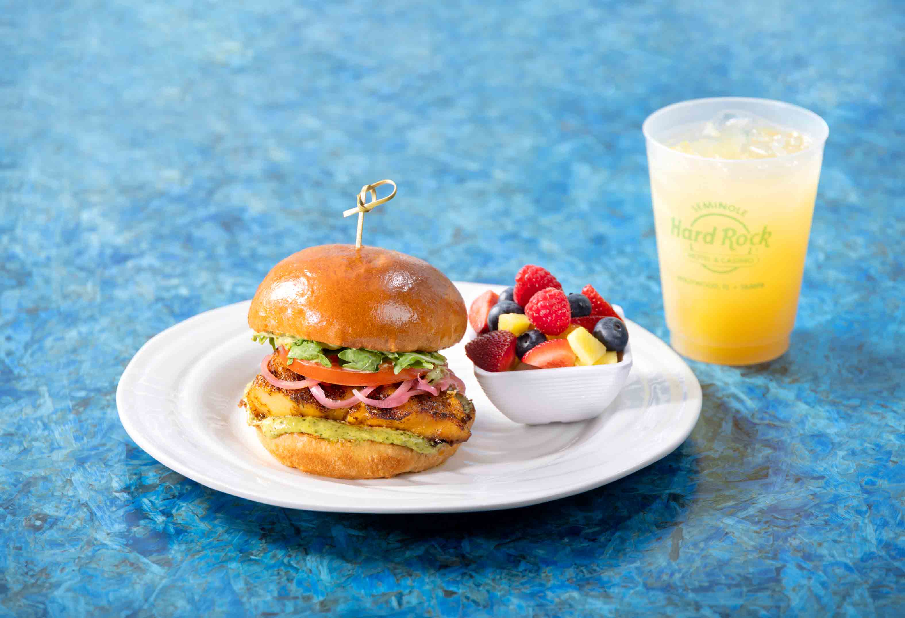 Grouper Sandwich at Pool Bar & Grill 