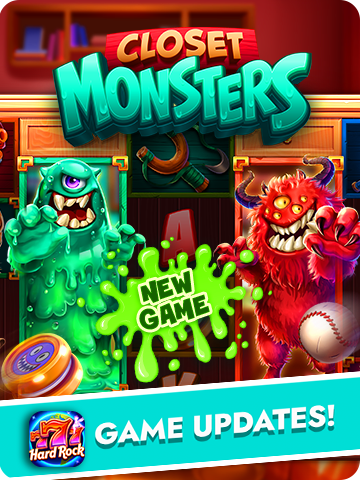 Closet Monster slot game in Hard Rock Neverland Casino