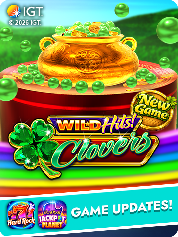 Wild Hits! Clovers IGT slot in Hard Rock Neverland Casino