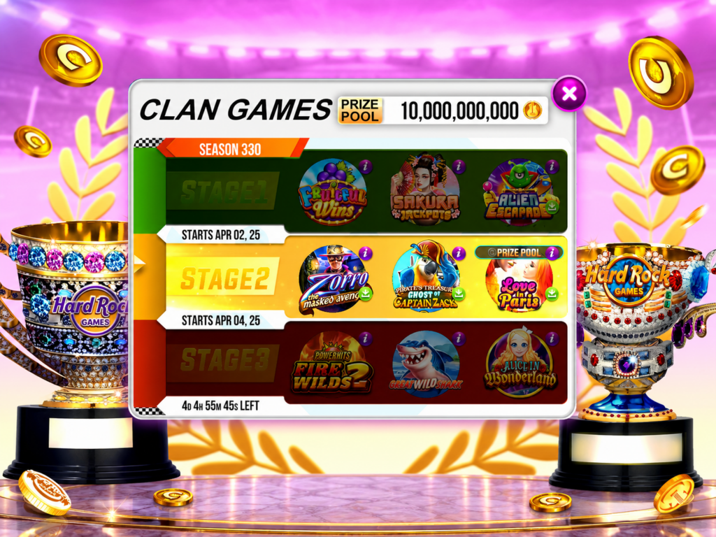 Jackpot Planet Clans and connected play artwork