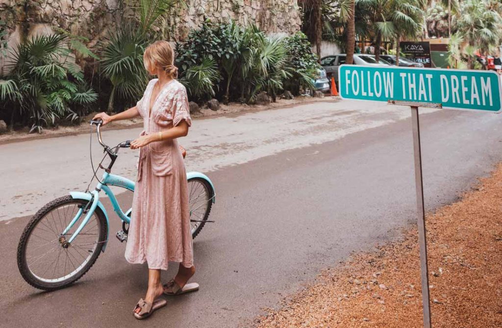 Woman with Bike