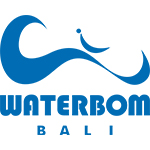 a blue and white logo