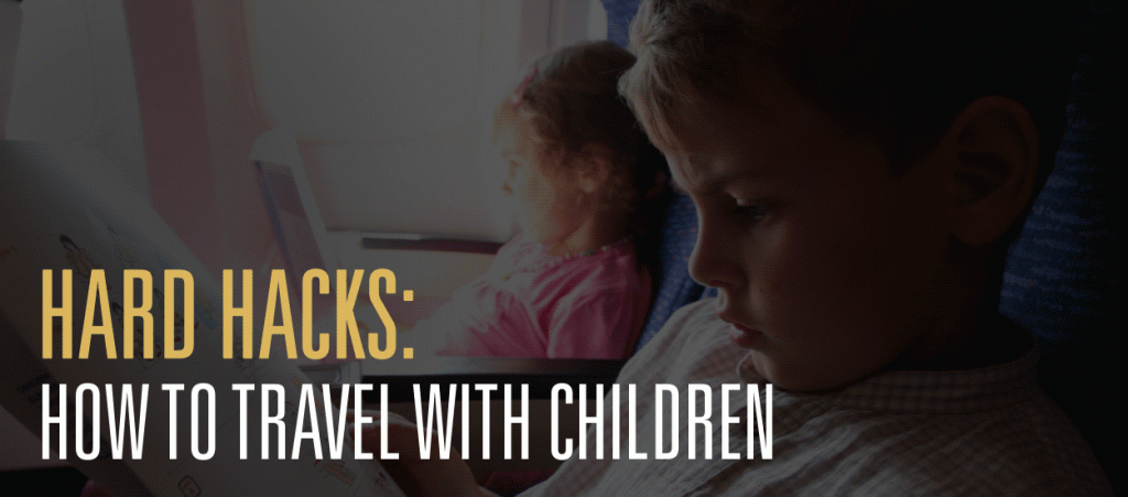 image of children traveling