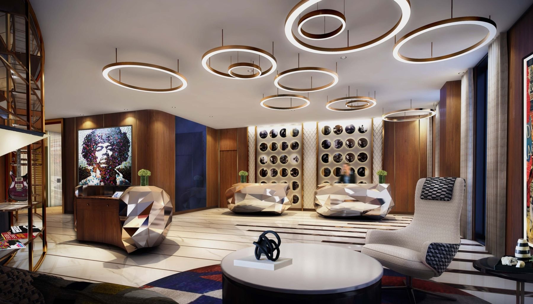 Hard Rock Hotel New York lobby