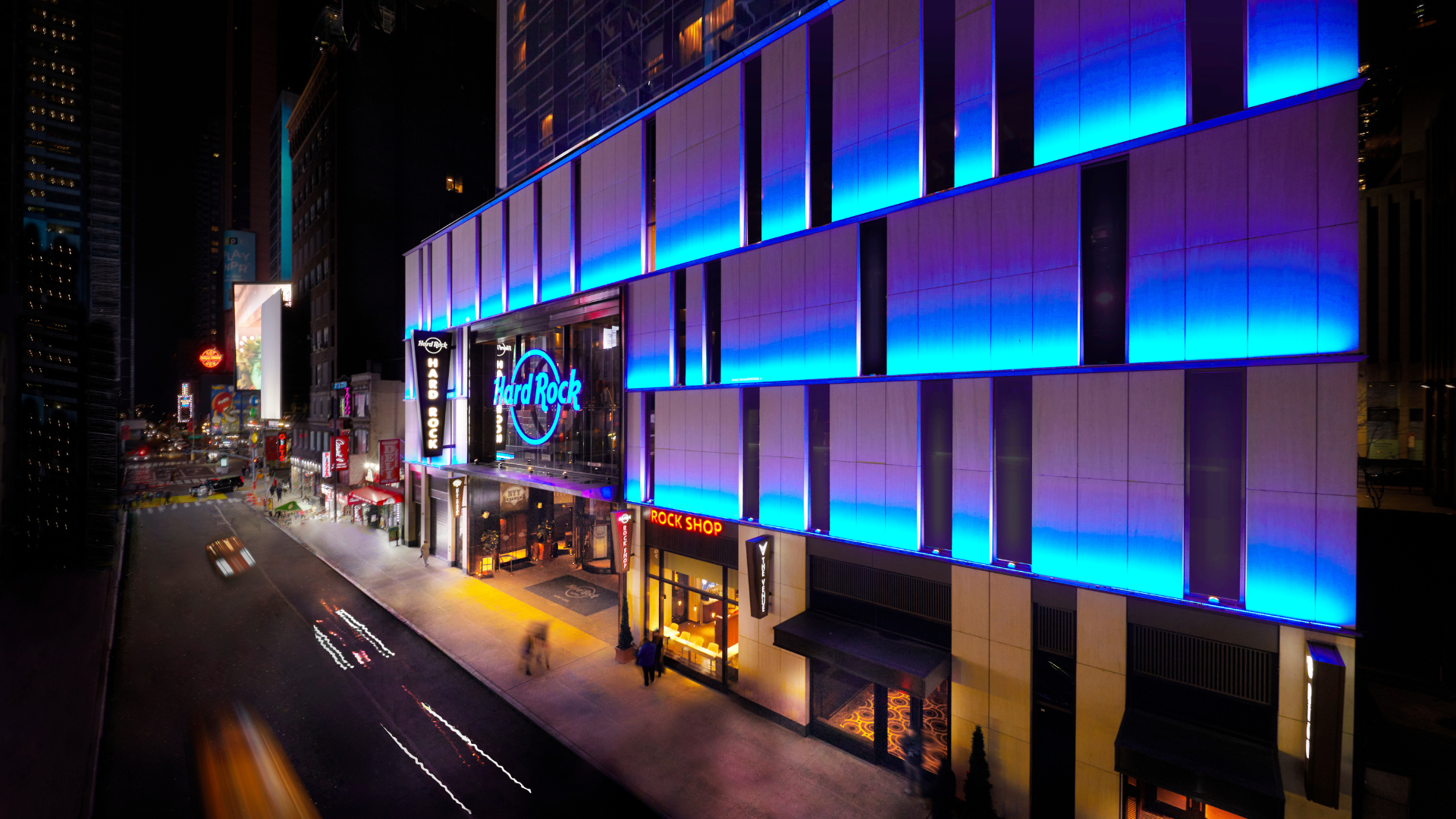 Exterior of Hard Rock Hotel New York