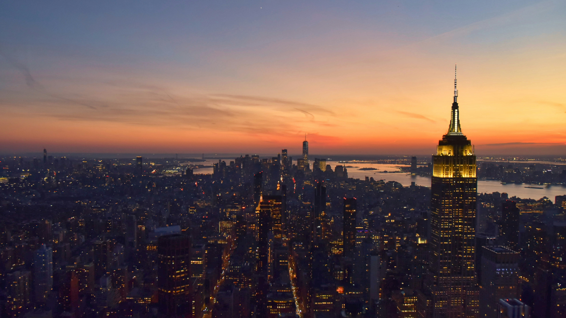 View of NYC Skyline