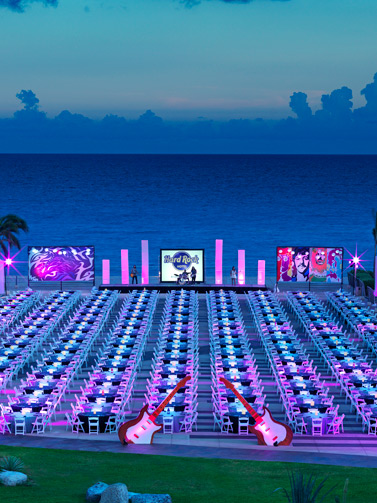 Meetings & Weddings Beachfront venues at Hard Rock Hotel Riviera Maya