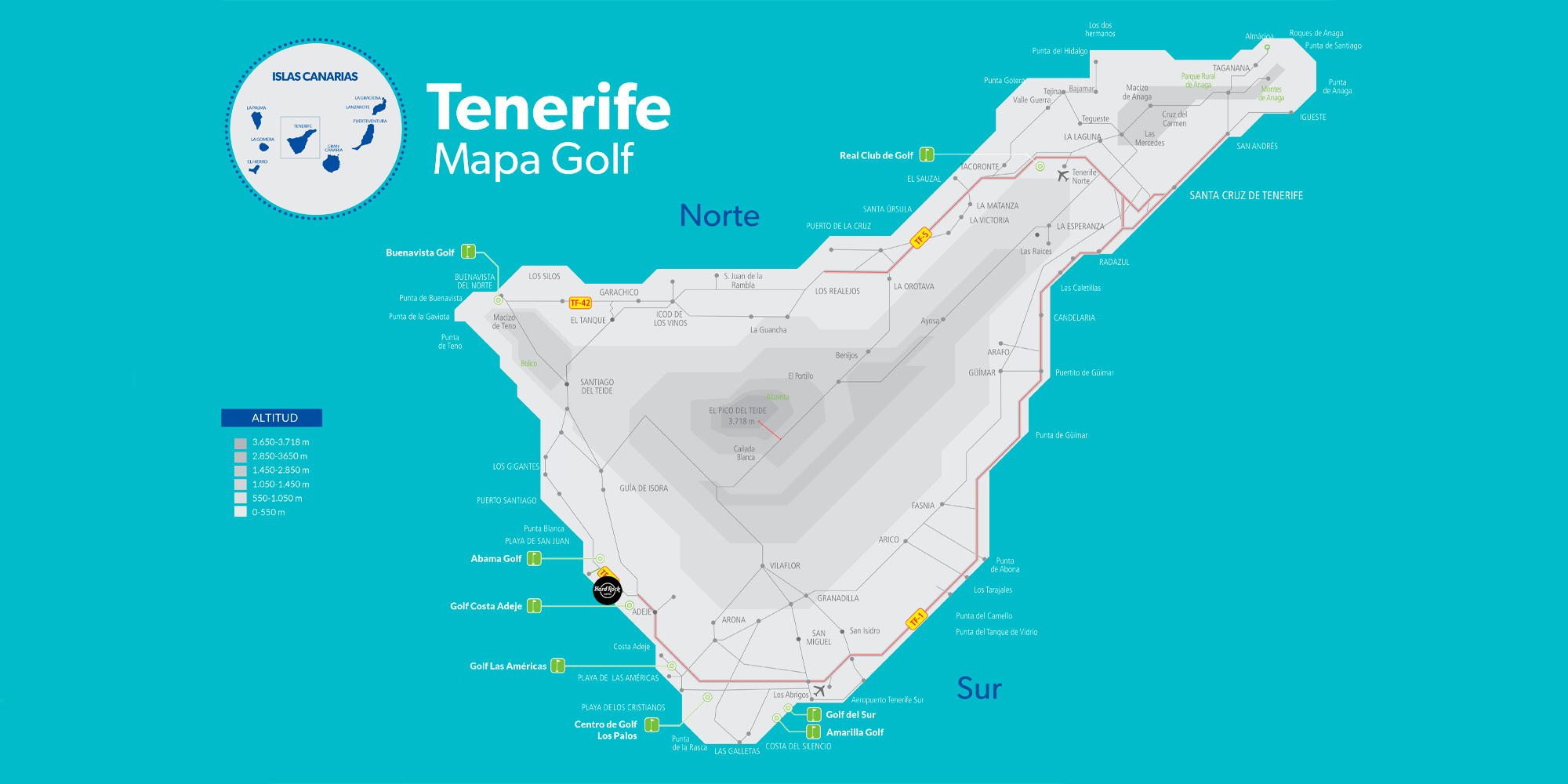 Hard Rock Hotel Tenerife - Golf