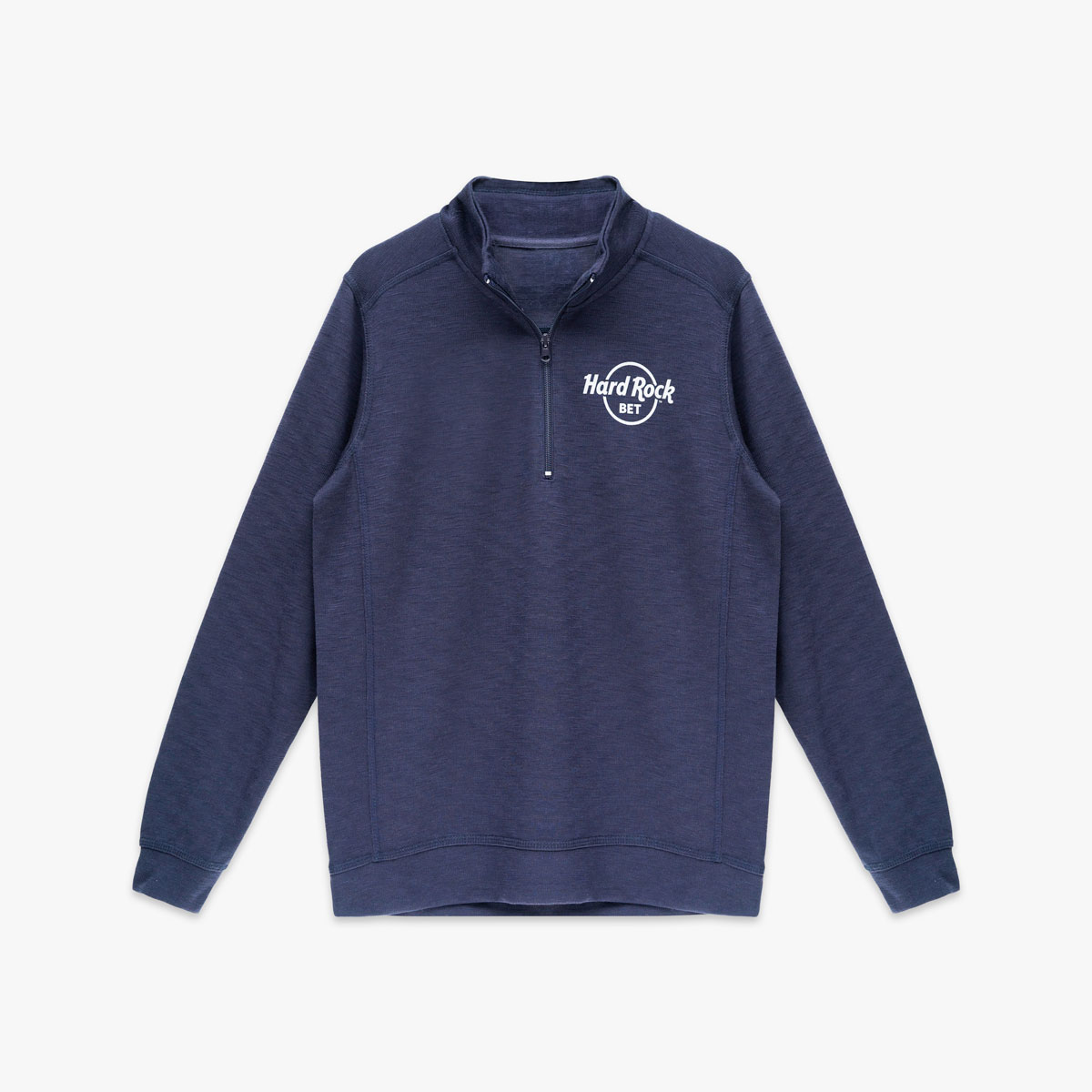 Hard Rock Bet Quarter Zip Jersey Jacket in True Navy image number 2
