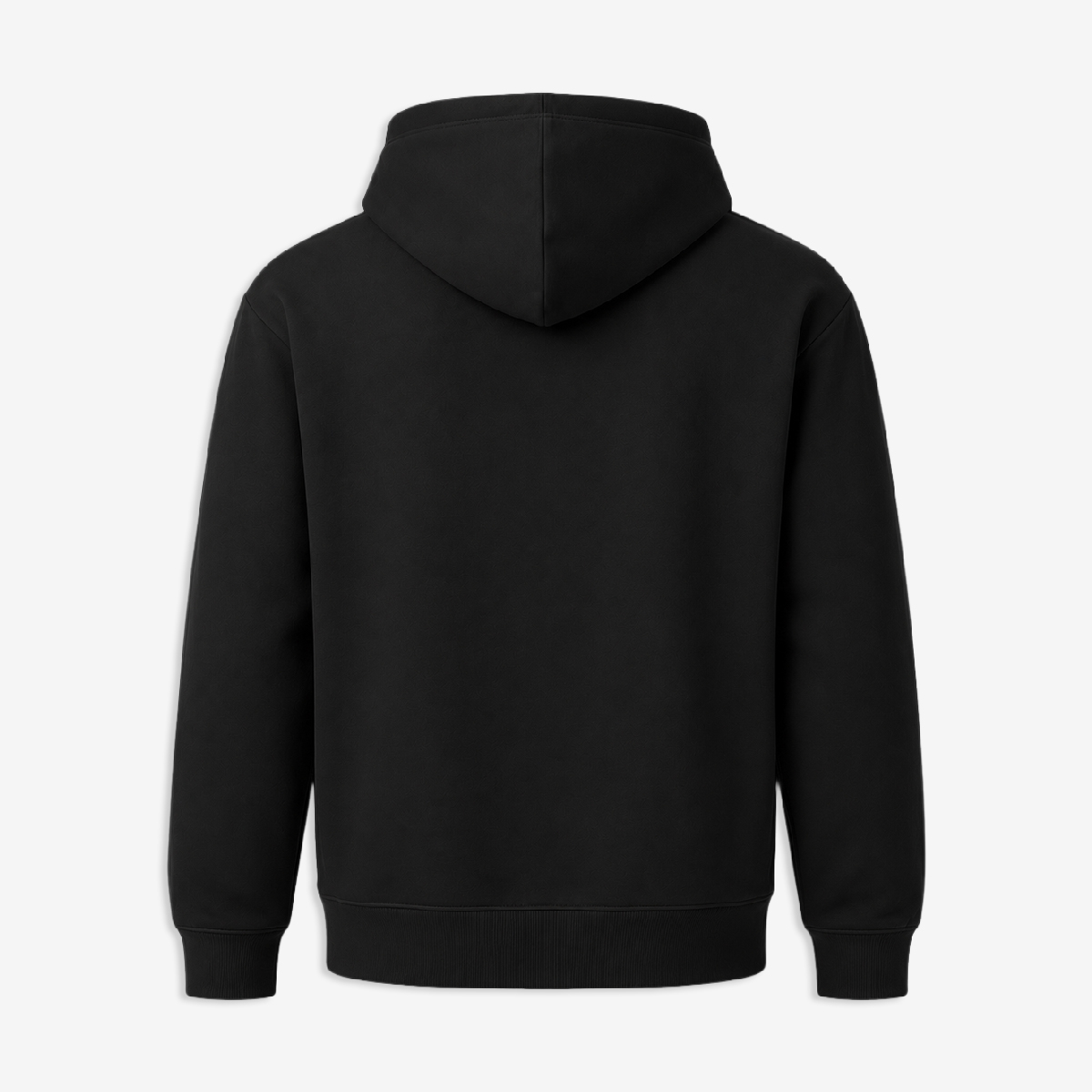 Adult Fit Vinyl Logo Hoodie in Black image number 2