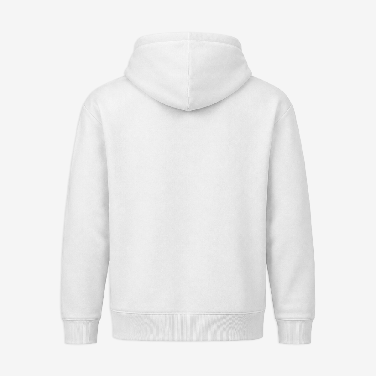 Vinyl Logo Unisex Hoodie in White image number 2