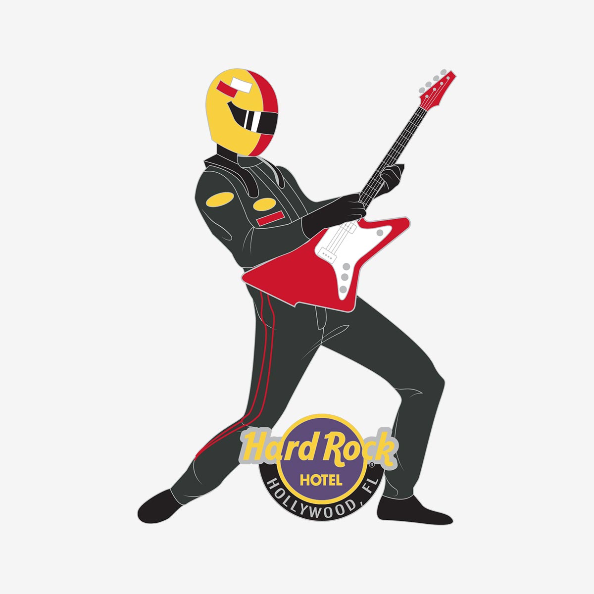 Limited Edition Hollywood, FL Racer Pin image number 1