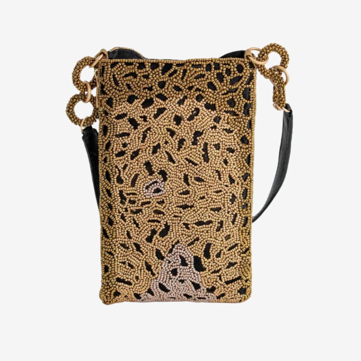 Mary Frances Gone Wild Leopard Phone Bag image number 3
