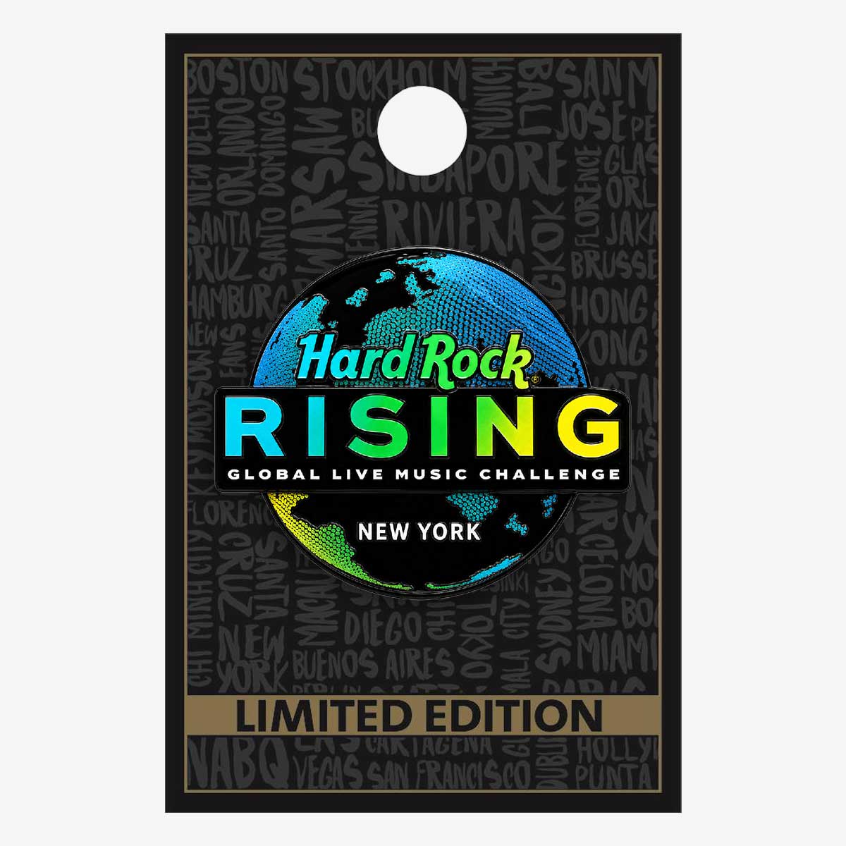 Collectible 2026 Hard Rock Rising Pin image number 2