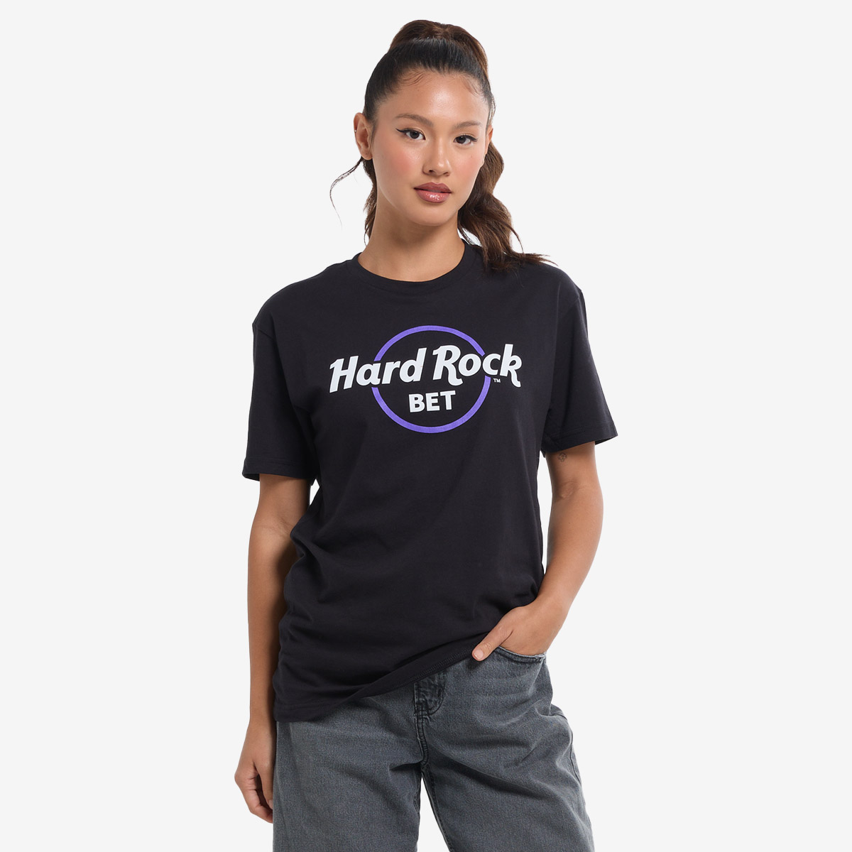 Hard Rock Bet Classic Logo Tee in Black image number 1