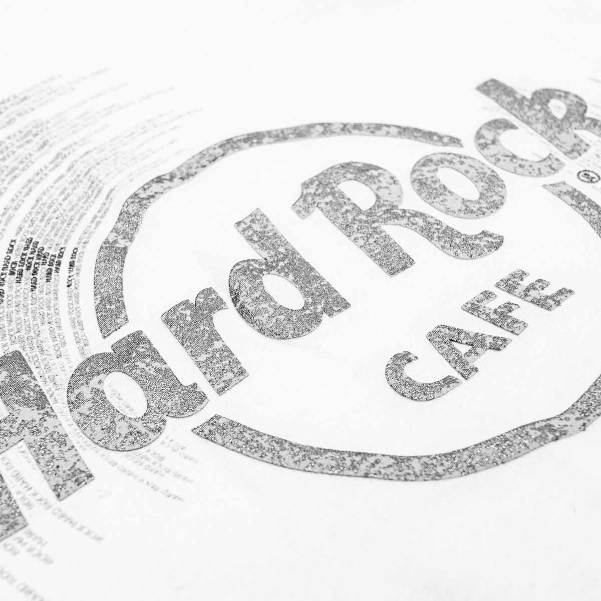 Women's Vinyl Logo Shortsleeve Crewneck Tee in White image number 3