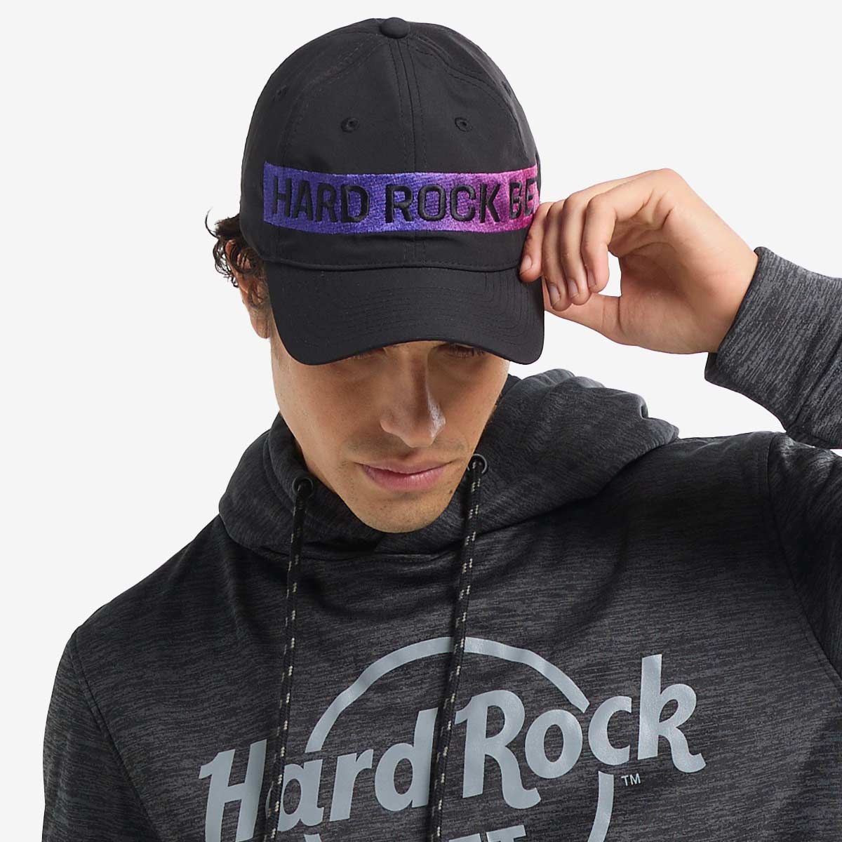 Hard Rock BET Performance Gradient Hat in Black image number 2