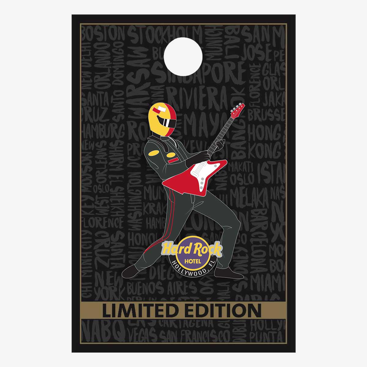 Limited Edition Hollywood, FL Racer Pin image number 2