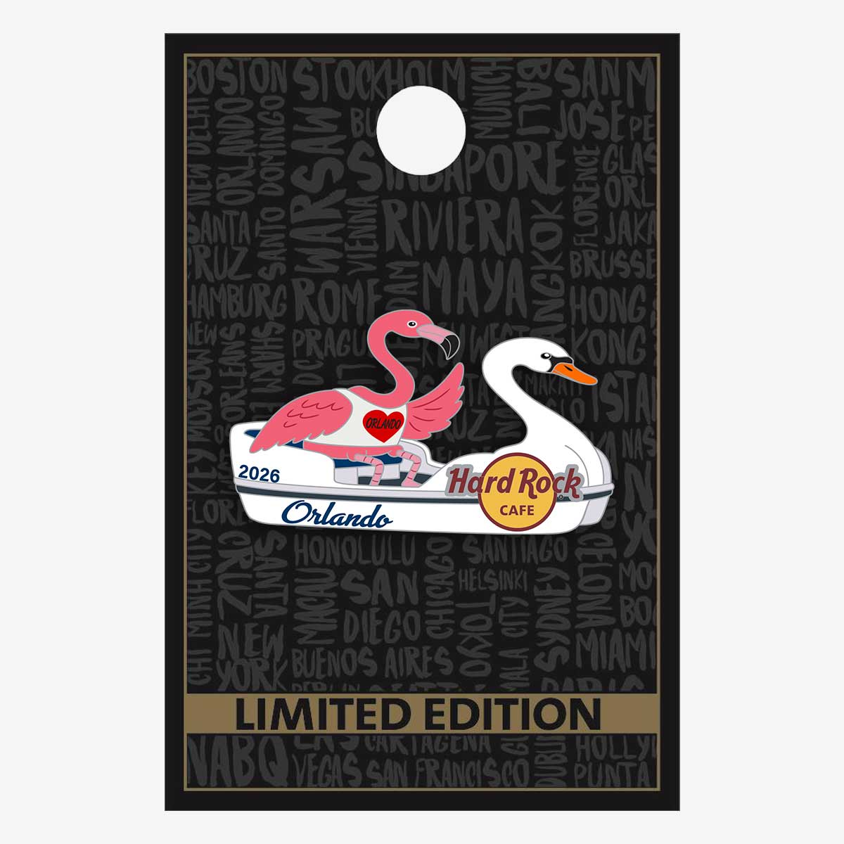 Limited Edition Orlando 2026 Swandola Pin image number 2