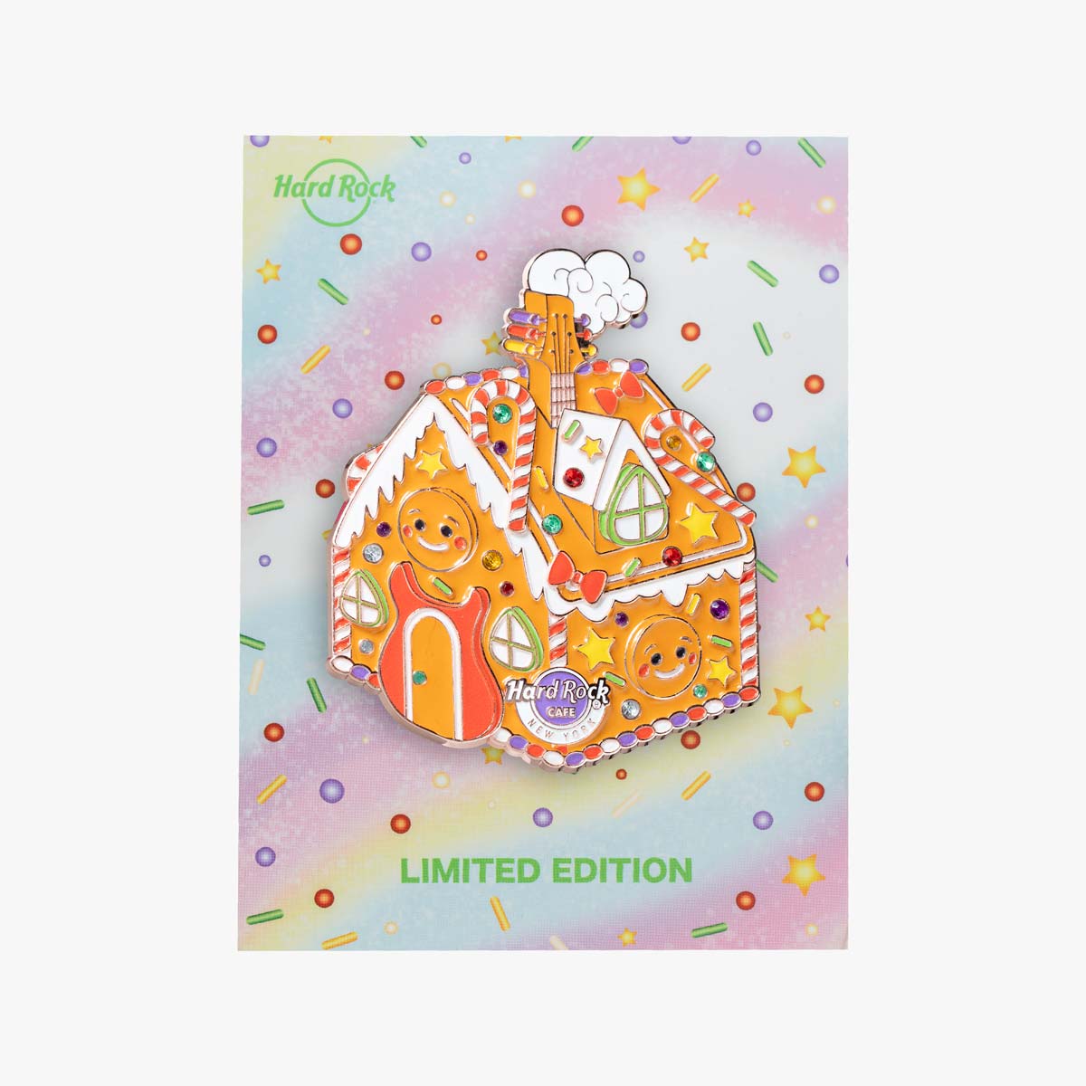 Limited Edition Jumbo Gingerbread House Pin image number 2