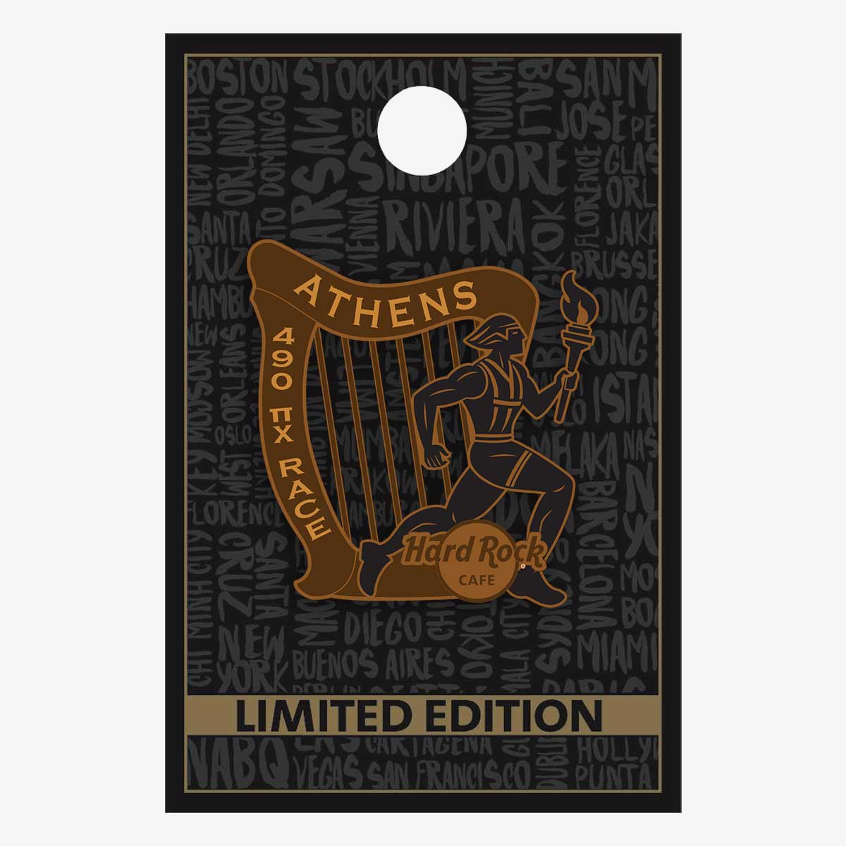Limited Edition Athens Race Pin image number 2