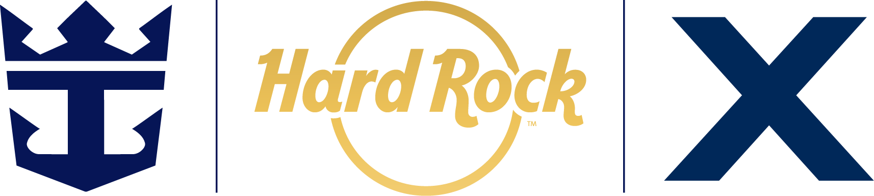 Logos pour Royal Caribbean, Hard Rock et Celebrity Cruises 